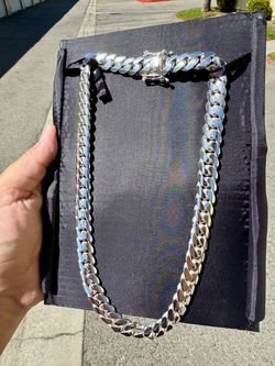 Silver Miami Cuban link chain