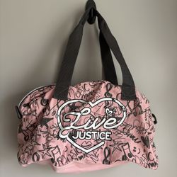 Justice Girls Dance Ballet Tap Gymnastics Sports Duffle Bag 