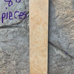 80 Count 12 X 3” Porcelain Tile. $1.00 Each
