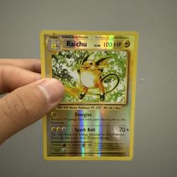 Pokemon (Raichu) Card