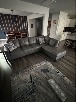 Sectional faux couches set of left and right