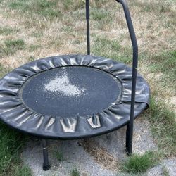 40” Trampoline with Handlebar - For Kids & Adults - $20