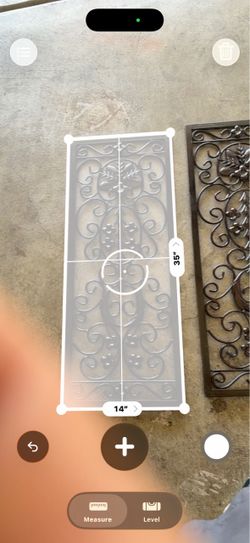 Set of 2 Metal Scrollwork Floral Wall Decor Panels Vertical Brown 35 x 14