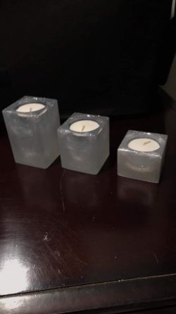Resin Made Candle Holders 