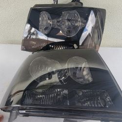 07-13 Chevrolet Tahoe Suburban Avalanche Headlights Luces Micas Calaveras Faros Faroles Chevy
