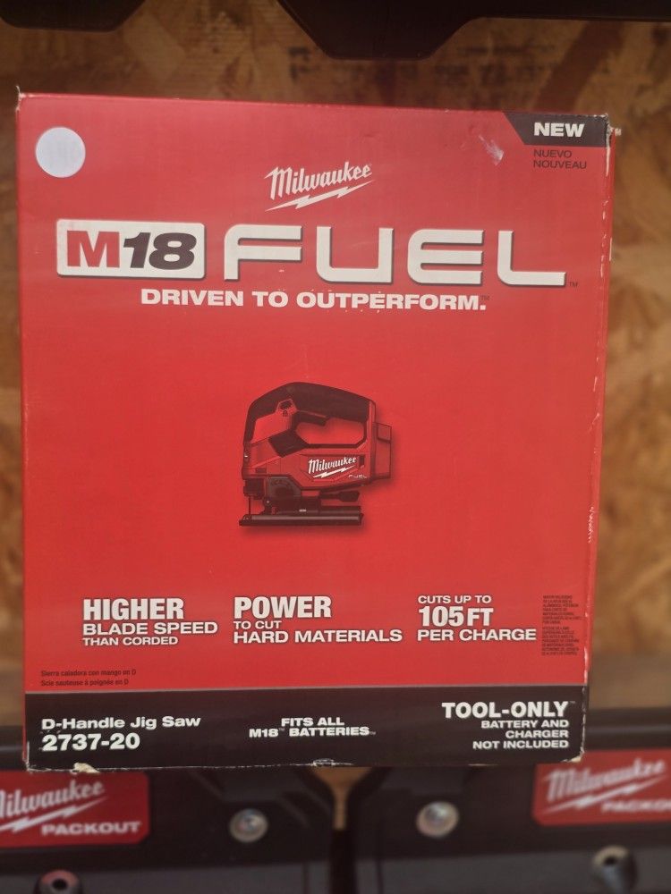 MilwaukeeM18 FUEL 18V Lithium Ion Brushless Cordless Jig Saw (Tool Only)