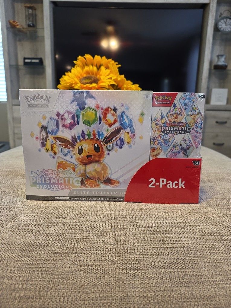 Pokémon Scarlet &violet Prismatic Evolutions!! Brand New Sealed...