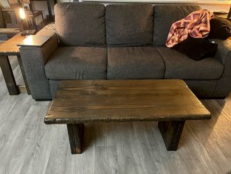 Solid Wood Rustic Coffee Table