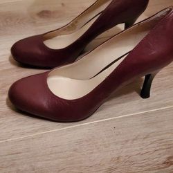 Real Leather High Heel Shoes