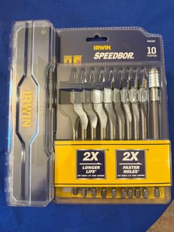 Irwin Speedbor 10pc Set