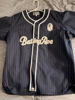 A Bathing ape baseball jersey top