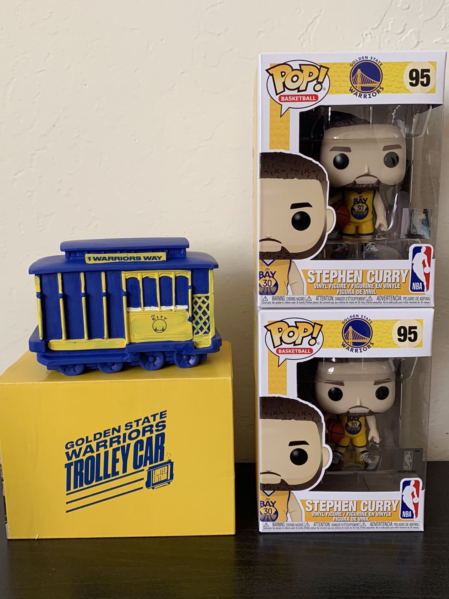 Stephen Curry Golden State Warriors Funko Pop Trolley Cable Car