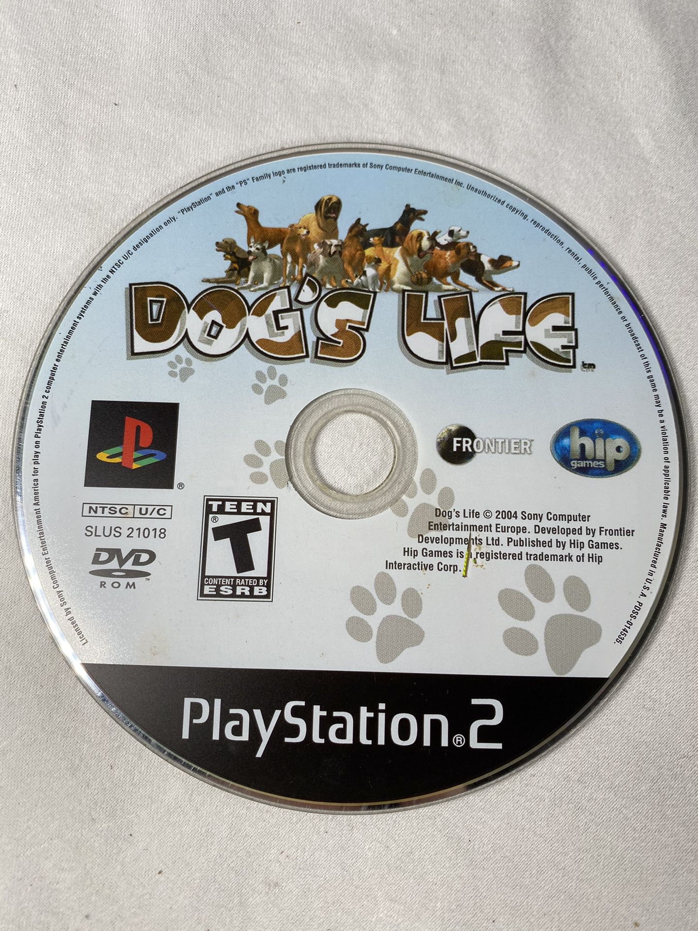 Dog’s Life PS2 Game Disc Only