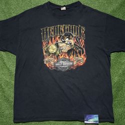 Vintage Harley Davidson Looney Tunes Shirt XX-Large