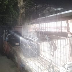 $2 Dog Cages $75 For Both 