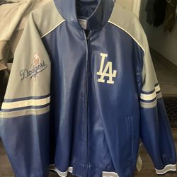 Los Angeles Dodgers Pleather Jacket 