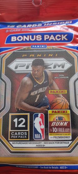 Basketball Panini Bonus Wax Pack 2019 15 cards 3 card red white & blue prizm cash porch pickup Redmond