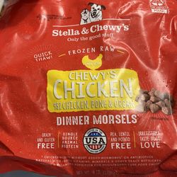 Stella & Chewys Frozen Raw Dinner Morsel(chicken)