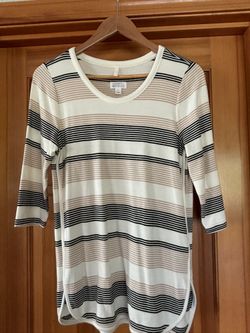 Market And Spruce, 3/4 Sleeve Shirt, Size Small