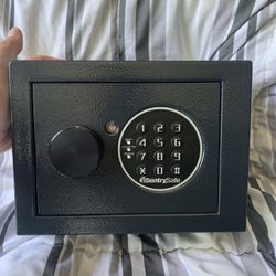 Safe With Combination And Lock Key