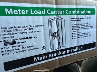 200 Ameter load center combination
