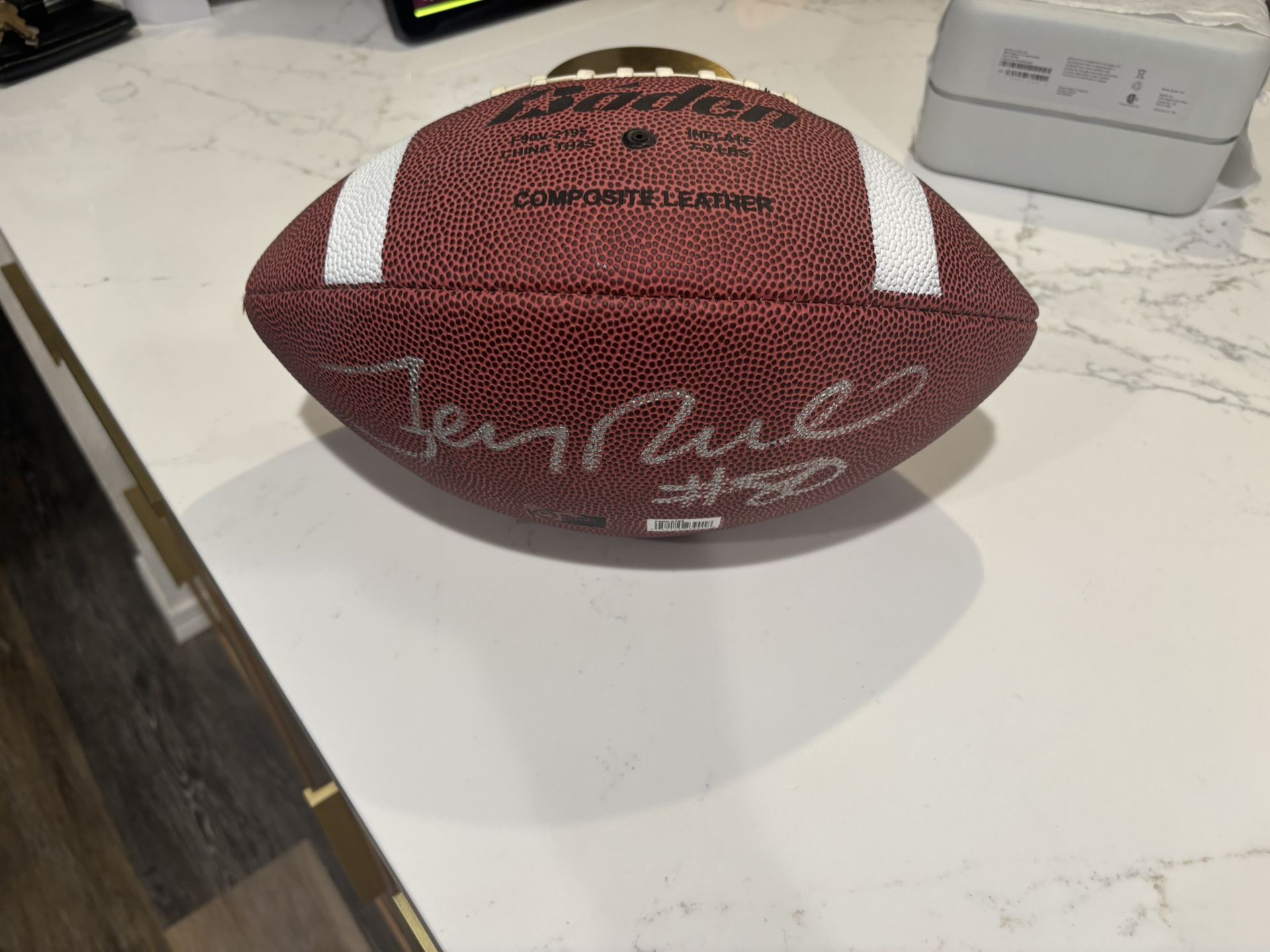 Jerry Rice 49Ers Autograph Football