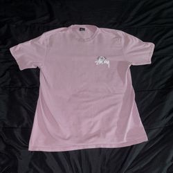 light pink stussy shirt 
