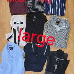 Men's Shirts Lg 