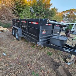 Dump trailer. 6x12