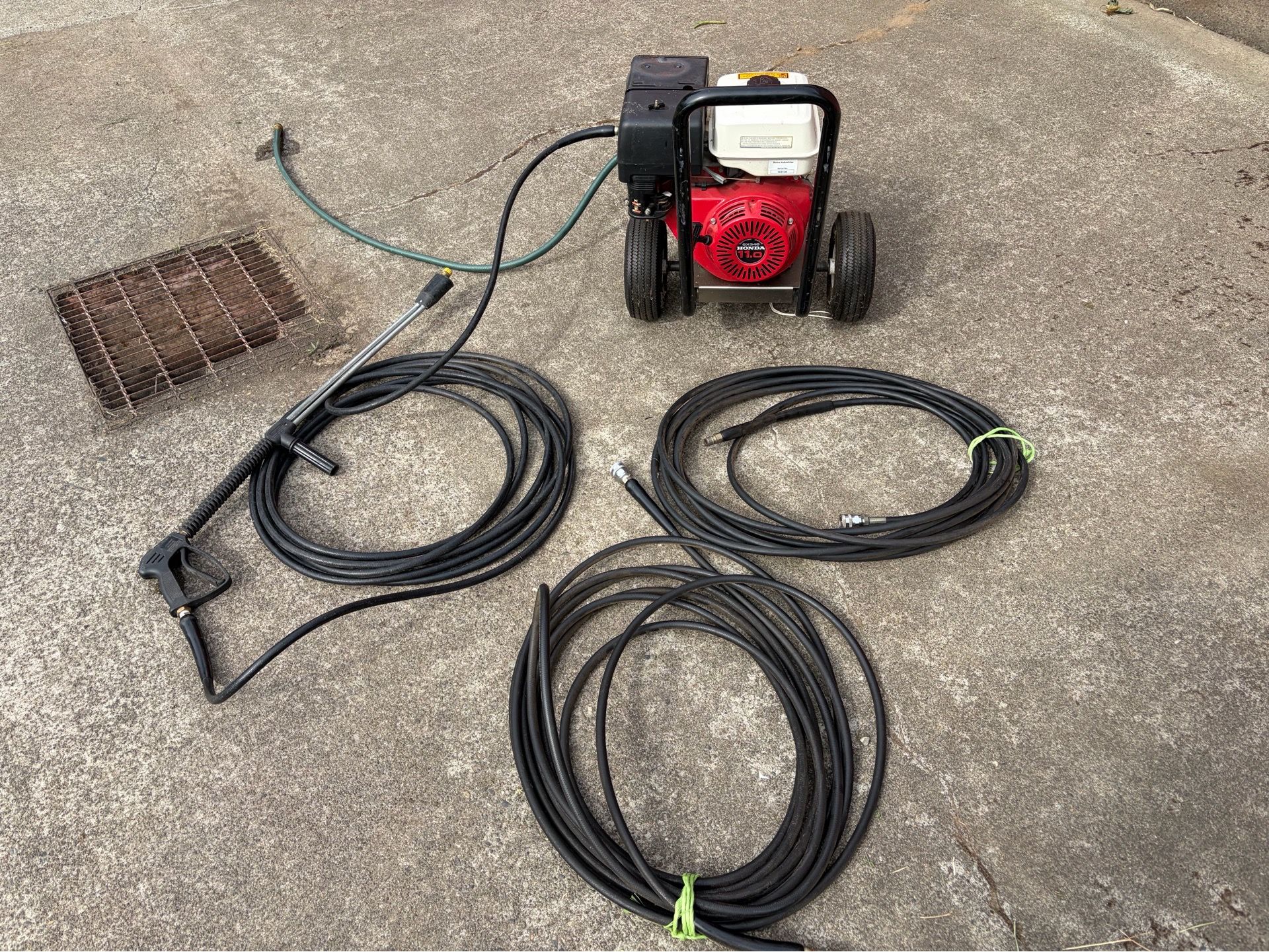 Commercial pressure washer Honda