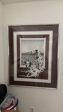 Dick Mason - Dalmatian Two Blue Color Serigraph