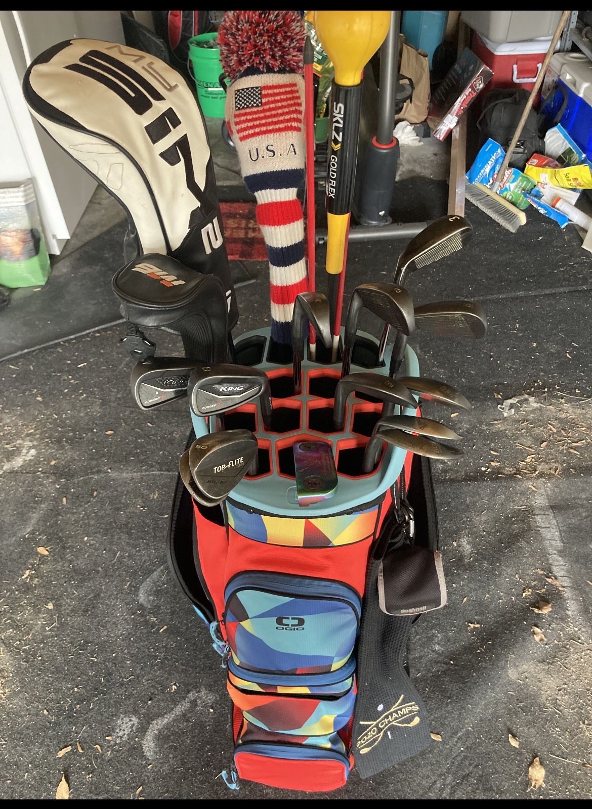 Used Cobra King Forged CB/MB Combo DMB Black Iron Set Golf Clubs 4-PW