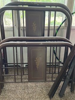 2 Victorian Twin Size Bed Frames