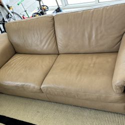 Leather sofa
