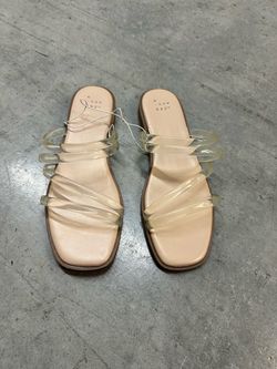 A New Day Clear Strap Slide Sandals