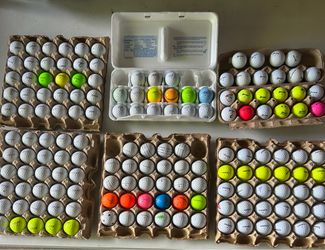 Large Lot Golf Balls - No Scuffs!