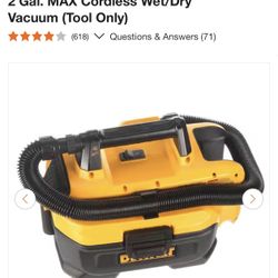 Dewalt Cordless Vacuum