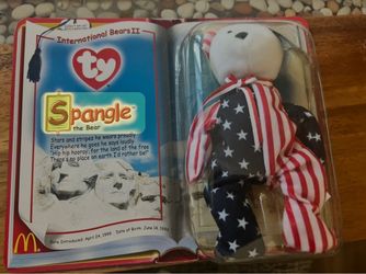 Ty Beanie Baby Spangle the Bear McDonald's