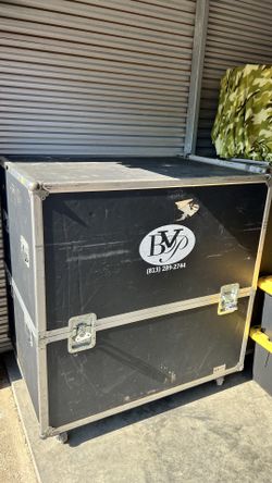 ATA Flight Case Road Case – Heavy Duty Rolling Universal PA Speaker Transport Case