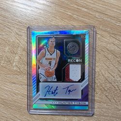 Hunter Tyson Nuggets Autographed Patch Rookie Card