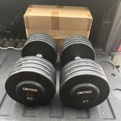 85 Pound Dumbbells 