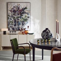 Kirnan 72" Ivory High-Gloss Lacquered Credenza