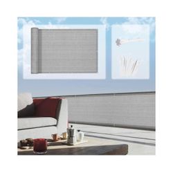 📘 $12 Brand New In Box 3' x 16' Balcony Privacy Screen Fence Cover UV