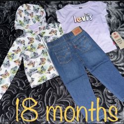 Babygirl Levis Outfit