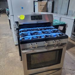 Kenmore 5_burners Gas Stove Stainless Steel Working Perfectly 4-months Warranty 