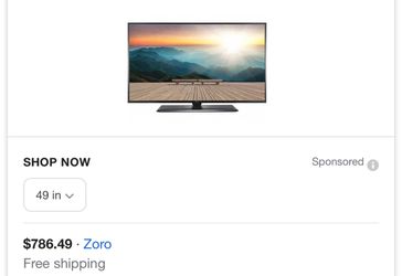 49”LG Slim Tv