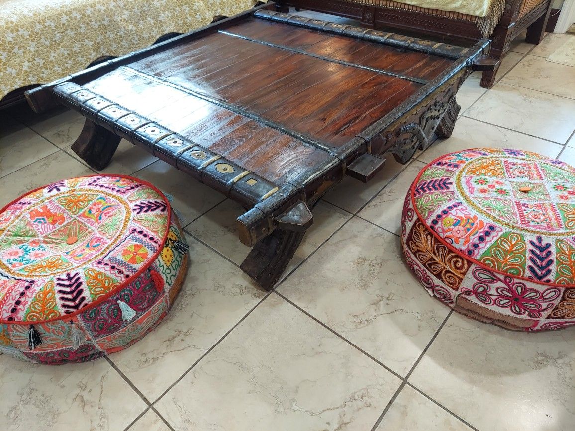 Antique coffee table from India