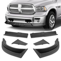 For 2013 2014 2015 2016 2017 2018 Ram 1500 / 2019-2024 Ram 1500 Classic Front Bumper Spoiler Lip -(2-PU-105