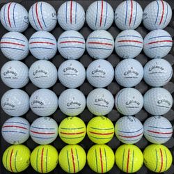 Golf Balls 3 Track Chrome Tour