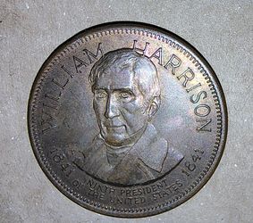 Commemorative Coin/Metal Featuring William Henry Harrison